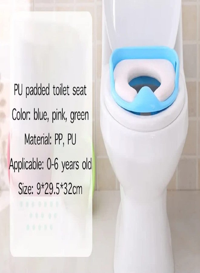 WOTOFY PP Baby Potty Training Seat Ring With Handle - Cushioned Potty Toilet Seat Safe Soft Training Seat Potty Sitting Bathroom Trainer Closestool Cover For Western - Image 4