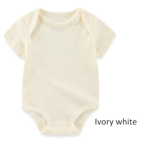 Ruliby Baby Girl Bodysuit and Pant Set Summer Soft Newborn Clothes Outfits 6-9 month - Image 5