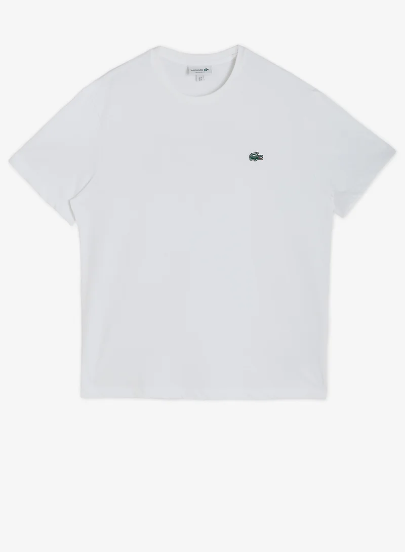 LACOSTE Regular Fit Printed Cotton T-Shirt