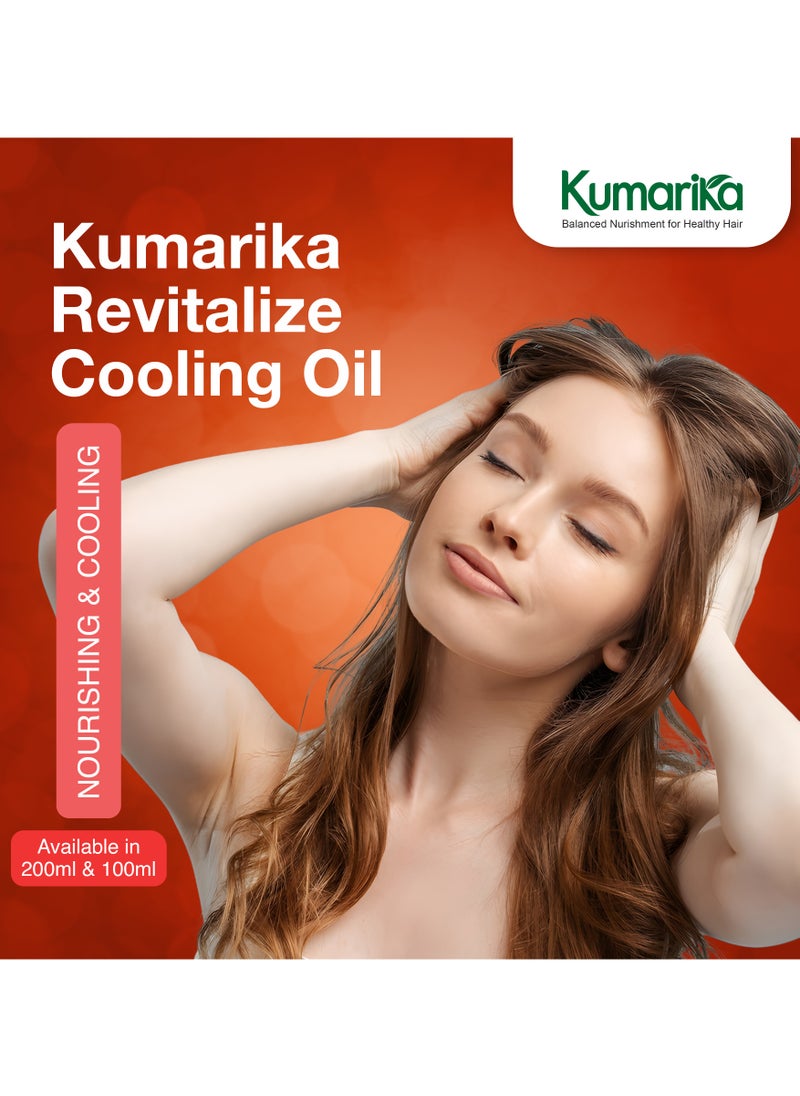 kumarika - Kumarika Revitalize Cooling Oil 200ml Noursishes cooling & Relaxes - Image 1