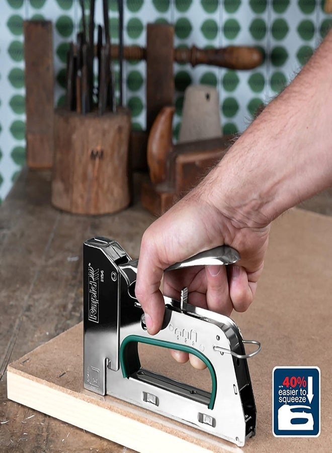 RAPID R34 Stapler Tacker, Staple Height (6-14mm), Staples No. 140, Made in Sweden - Image 4