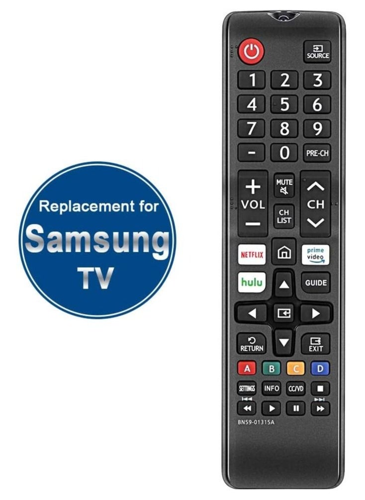 Generic - BN59-01315D Replacement for Samsung Remote Control and Smart 4K Ultra UHD Curved Series 8/7/ 6 TV HDTV LED, UN 32/40/ 43/50/ 55/58/ 65/75 inch N/NU/RU Series 5300 - Image 1