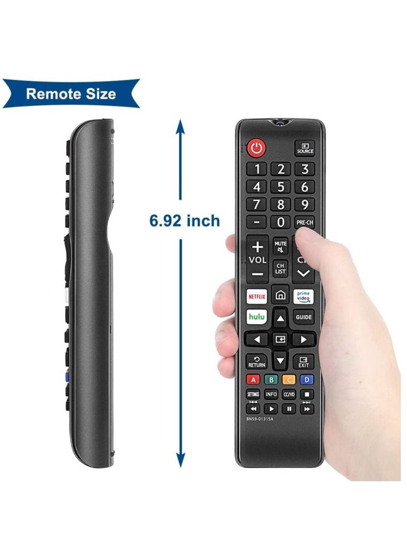 Generic - BN59-01315D Replacement for Samsung Remote Control and Smart 4K Ultra UHD Curved Series 8/7/ 6 TV HDTV LED, UN 32/40/ 43/50/ 55/58/ 65/75 inch N/NU/RU Series 5300 - Image 1