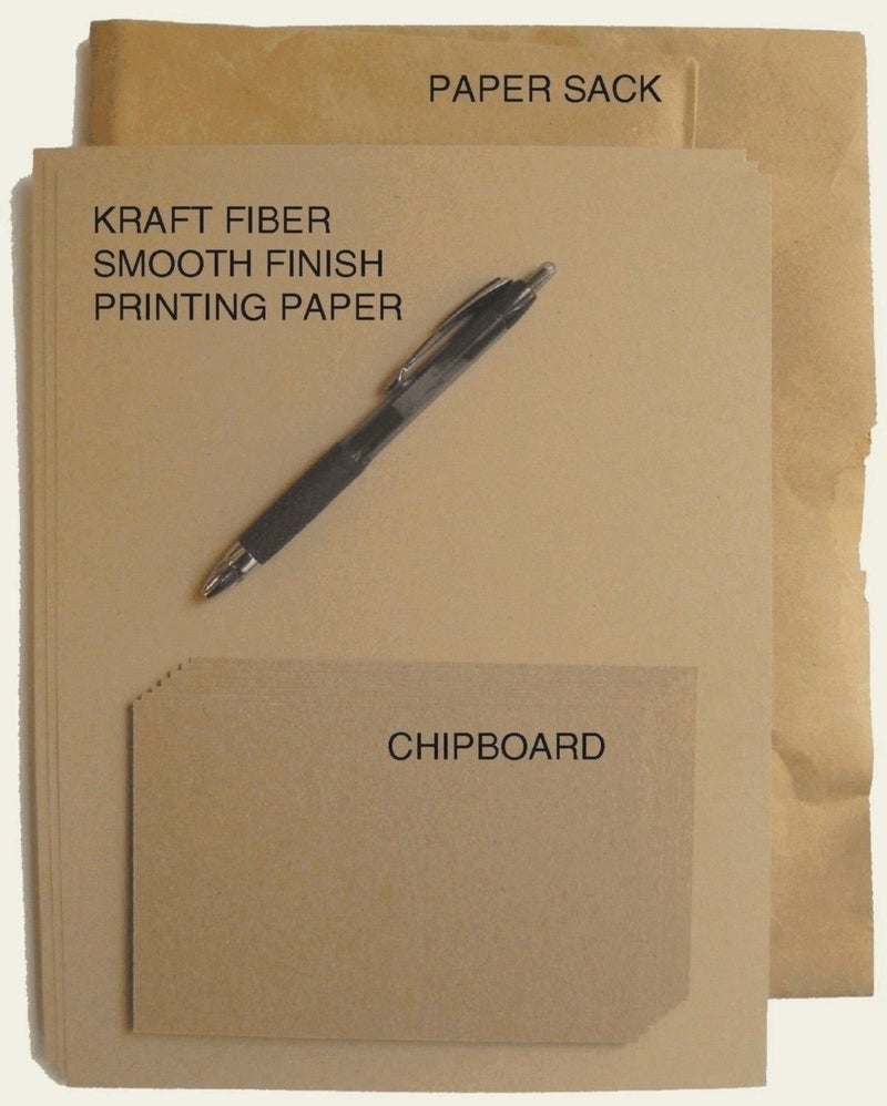 ThunderBolt Paper 50 Brown Kraft Fiber 28/70# Text (NOT card/cover) Paper Sheets - 8.5" X 14" - 70lb/pound Weight (8.5X14 Inches) Legal|Menu Size - Rich Earthy Color with Natural Fibers - Smooth Finish - Image 3