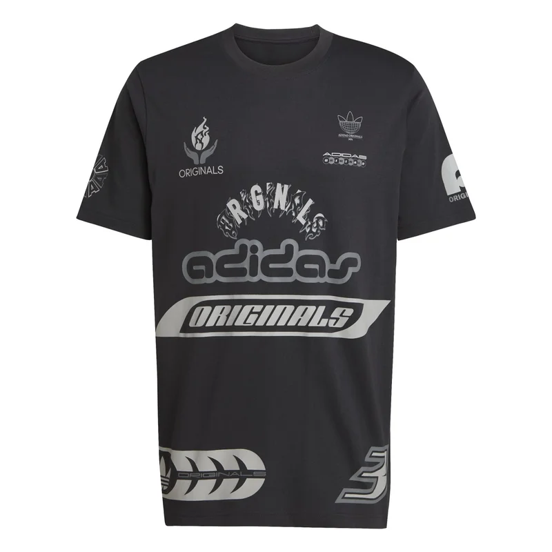 Adidas Q12 TS SPONSOR Black Originals Men T-SHIRTS