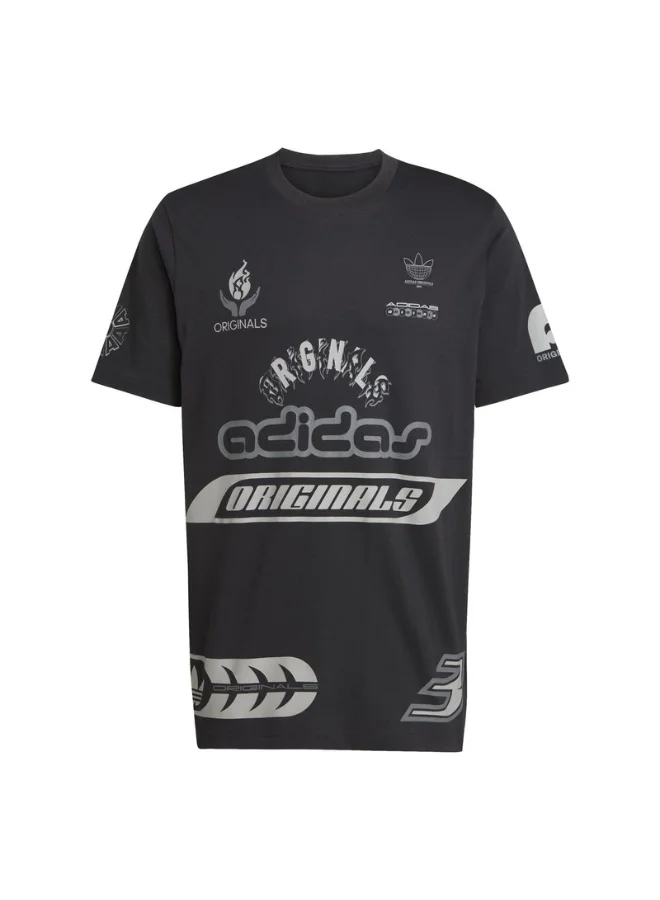 Adidas Q12 TS SPONSOR Black Originals Men T-SHIRTS
