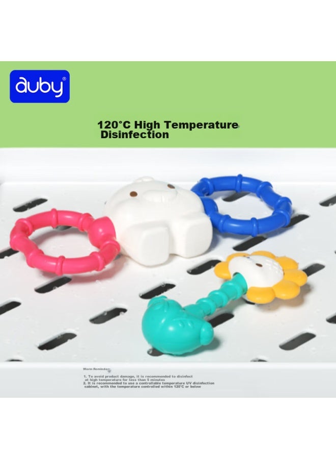 Auby Rattle Gift Box For 0-1 Year Old Infants, Newborn Toy Gift Set, Teether For 0-6 Months, Soothing Full Moon Gift - Image 5