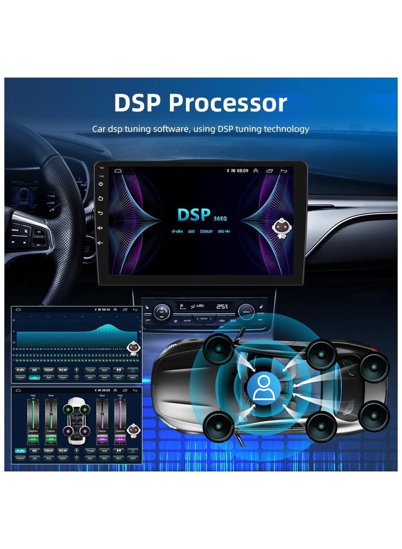 Vierex Android Car Stereo For Toyota Yaris Vios 2016 2017 With Apple Carplay Android Auto Wireless WiFi DSP FM AM BT AHD Camera Included 2+32GB - Image 5