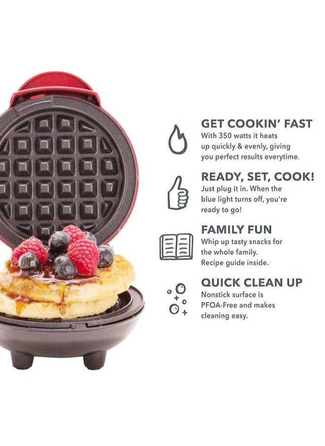 Generic - Get a high-quality waffle maker to easily prepare delicious and crispy waffles at home.  Features fast heating and even heat distribution for perfect cooking every time. Ideal for making breakfast and tasty desserts with ease. A practical and user-friendly design— a must-have for waffle lovers! - Image 1