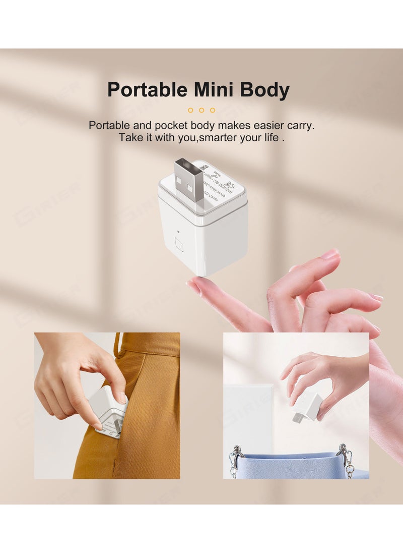 UanTii - Smart Adapter Tuya Wifi USB Adapter Timing Schedule Smart Plug,Works with Smart Life App,Works with Alexa and Google Home;1gang - Image 1