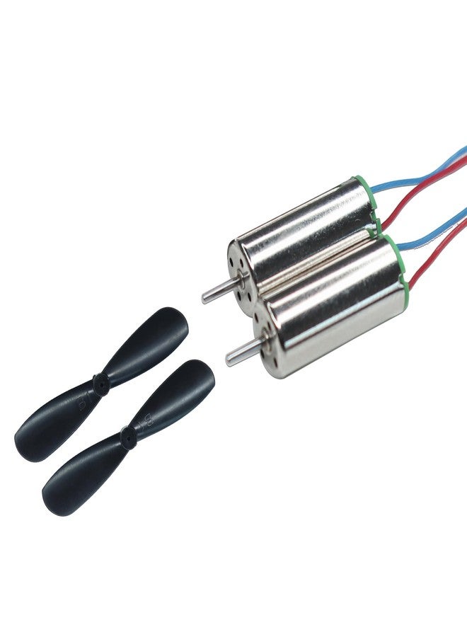 Electronicspices Electronic Spices Metal Dc 3.7V 716 7X16Mm Micro Coreless Motor With Propeller High-Speed Mini Drones (2 Motors + 2 Propellers) - Image 1
