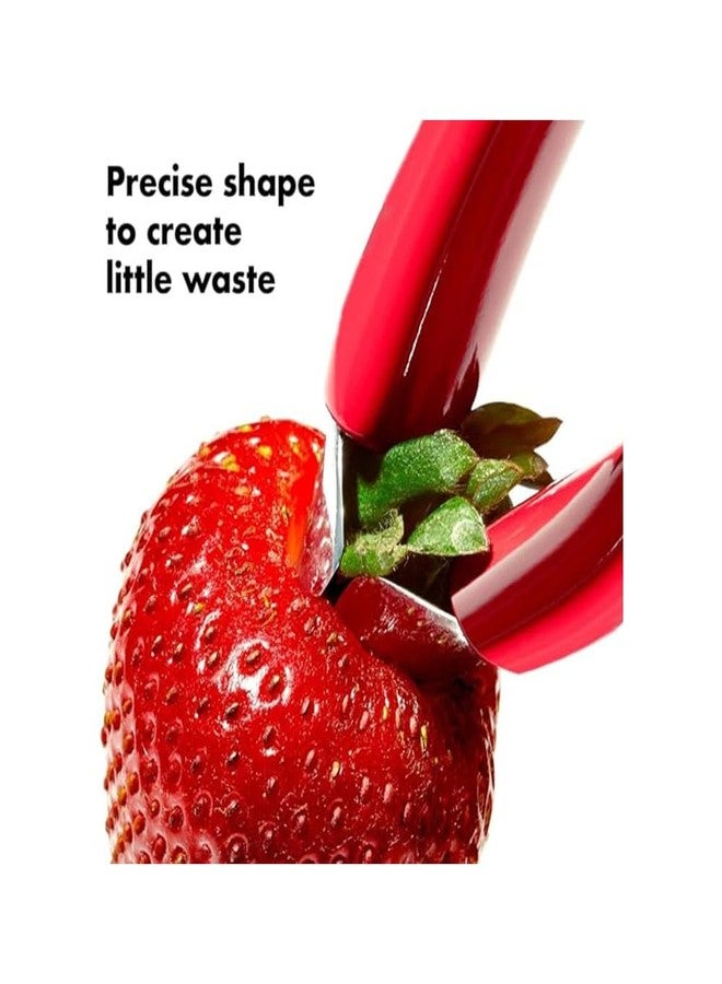 TIYOORTA Stainless Red Strawberry Huller Stem Remover, Pineapple and Tomato Corer, Fruits and Vegetables Eye Peeler - Image 2