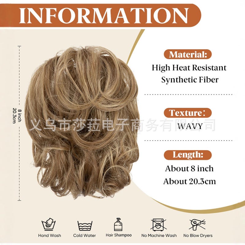 Synthetic Ponytail Hair Extension with Clip, Adjustable and Voluminous for Women - Image 3