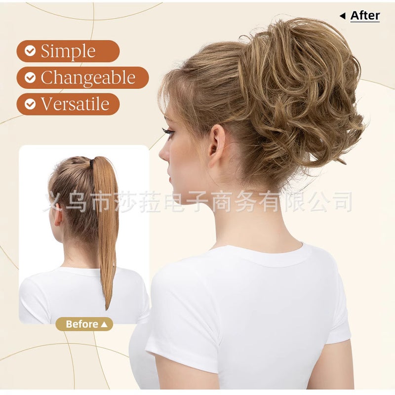 Synthetic Ponytail Hair Extension with Clip, Adjustable and Voluminous for Women - Image 2
