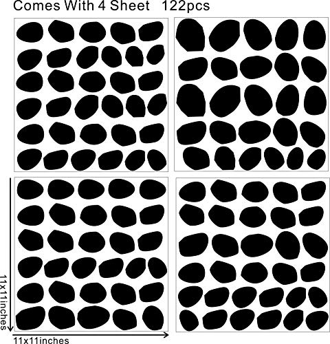 Easu Polka Dots Wall Decal Irregular Dots Wall Decal Removable Vinyl Polka Dot Decor Modern Wall Sticker Nursery Wall Decor - Image 5