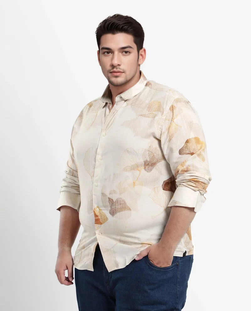 Rare Rabbit Men's Floral Print Shirt