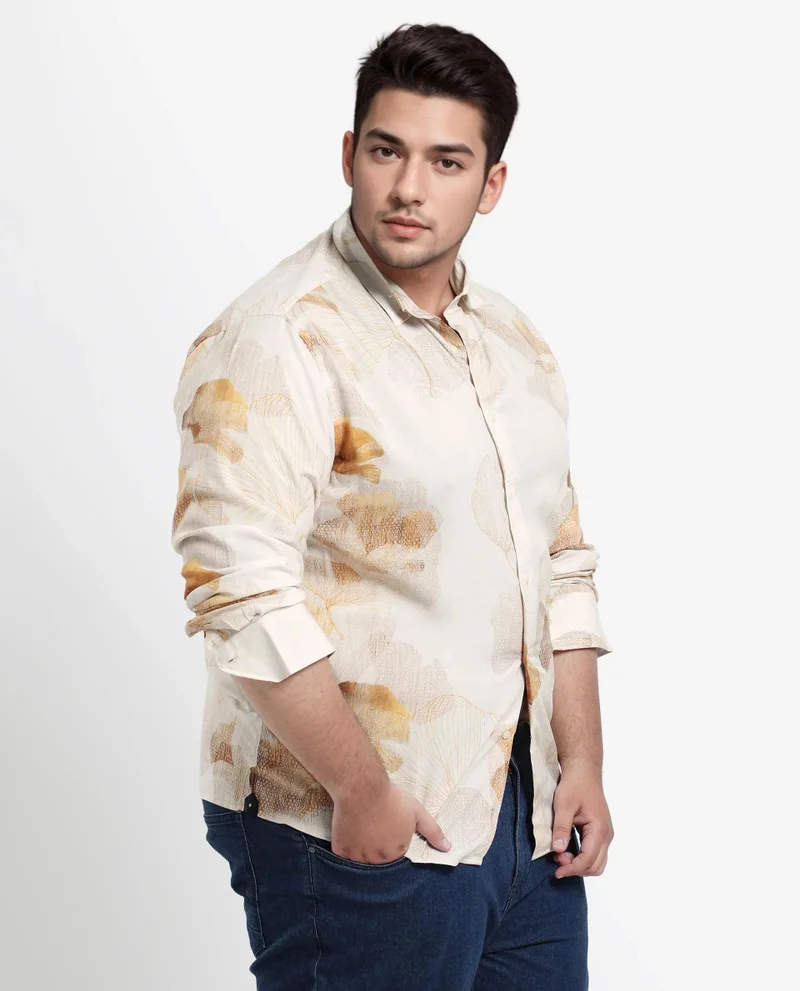 Rare Rabbit Men's Floral Print Shirt