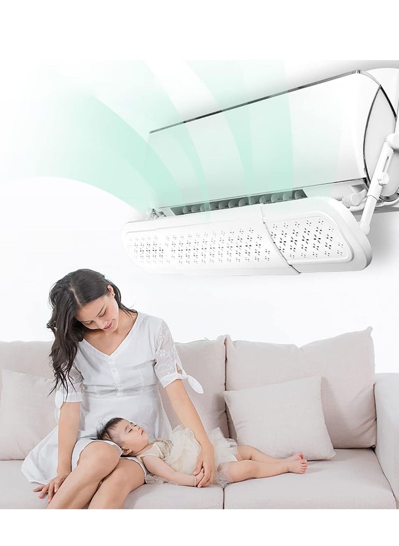 Arabest - Air Conditioner Deflector, Adjustable Split AC Air Conditioning Baffles, Anti Direct Blowing Air Conditioning Wind Shield for Home Air Conditioner - Image 1
