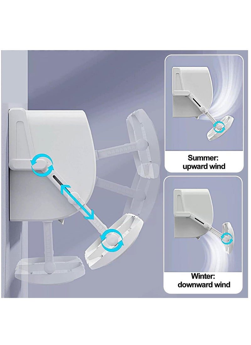 Arabest Air Conditioner Deflector, Adjustable Split AC Air Conditioning Baffles, Anti Direct Blowing Air Conditioning Wind Shield for Home Air Conditioner  - Image 3