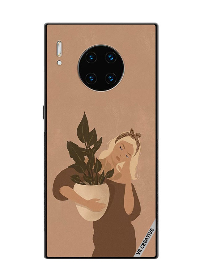 VR CREATIVE Protective Case Cover For Huawei Mate 30 Pro Holding Vase Design Multicolour - Image 1