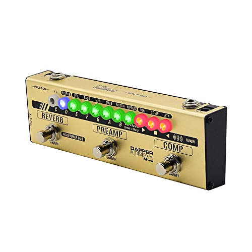 VALETON Dapper Acoustic Mini Electric-Acoustic Guitar DI Analog Preamp Multi-Effects Pedal - Image 2