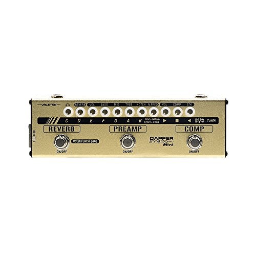VALETON Dapper Acoustic Mini Electric-Acoustic Guitar DI Analog Preamp Multi-Effects Pedal - Image 3
