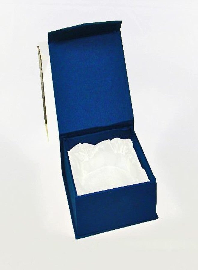 أملونج كريستال زهرة اللوتس الكريستالية الشفافة من أملونج، مقاس 3 بوصات، مع علبة هدايا - Image 3