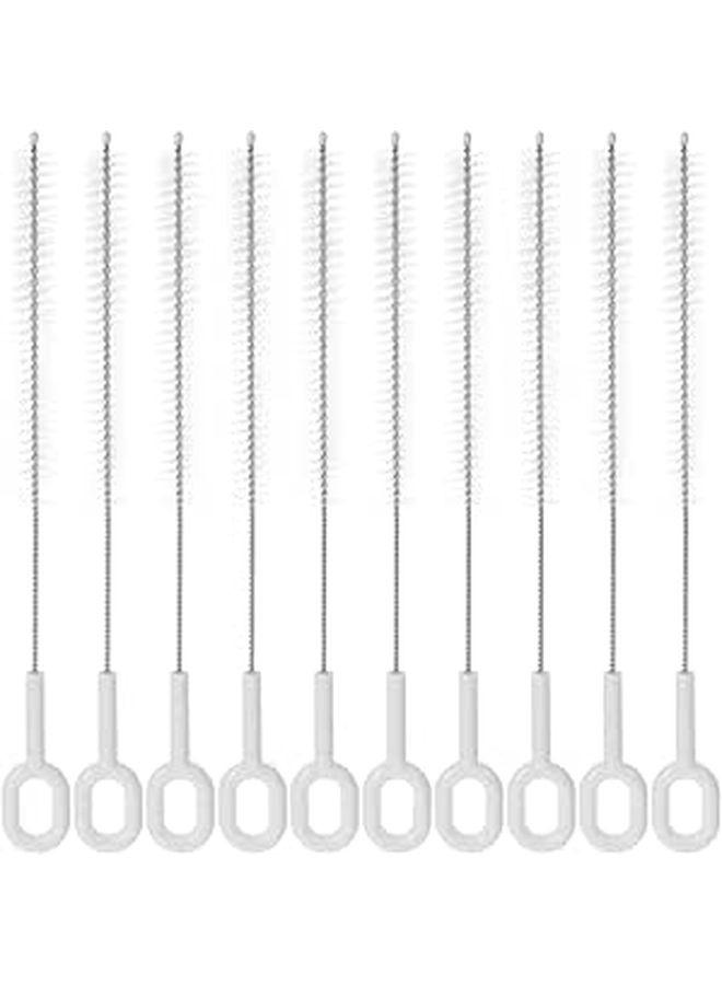 Stainless Steel Straw Cleaning Brush Set 10 Pieces Bottle Cleaner - Image 1