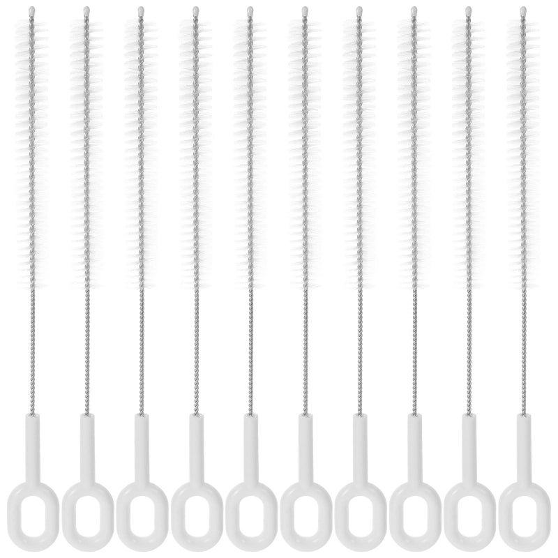 Stainless Steel Straw Cleaning Brush Set 10 Pieces Bottle Cleaner - Image 2