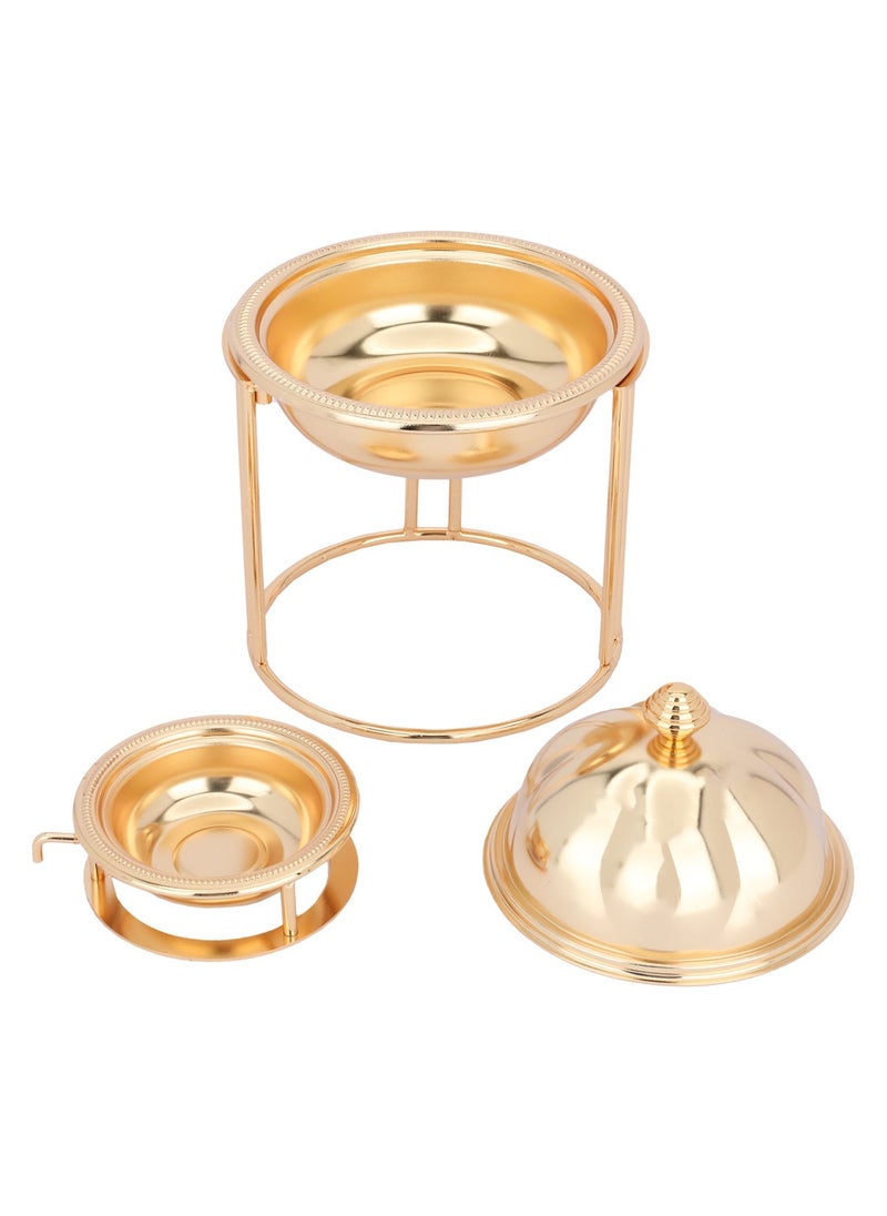 Alsaif Gallery - A Set Of Round Steel Date Plate Noah with A Large Golden Stand - Image 1