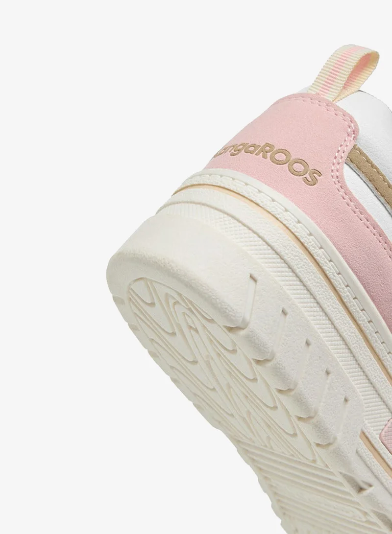 kangaROOS WHITE Women's Panelled Lace-Up Sports Shoes for Women | Best Price UAE