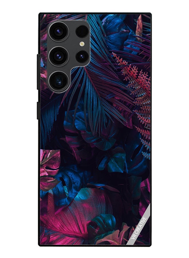 VR CREATIVE Protective Case Cover For Samsung Galaxy S24 Ultra Leaf Design Multicolour - Image 1