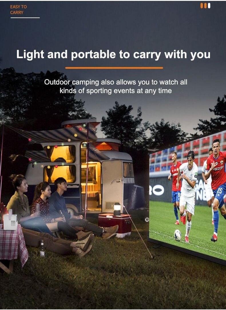 Umiio - Portable HD WiFi Theatre Android TV Projector System For FIFA Special Indoor Outdoor Use - Image 1