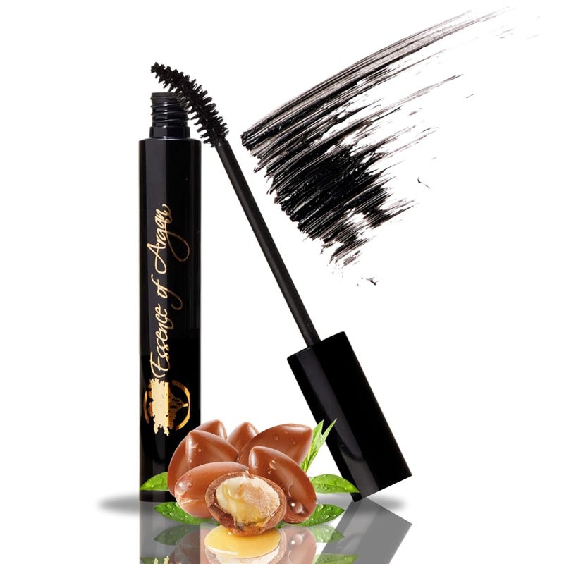 Essence of Argan Lash Conditioner Mascara with 100% Pure Organic ECOCert Argan Oil - Waterproof Black Mascara with Beeswax and Candelilla for More Volume & Longer, Stronger Lashes (0.25 oz) - Image 1