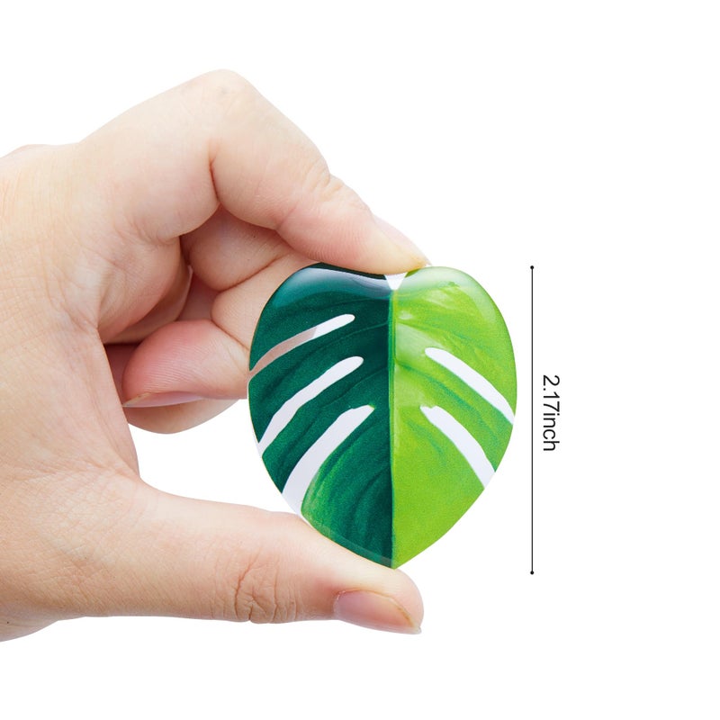 vinsiora Decorative Leaf Shaped Magnets for Home, Set of 8, Living Room, Kitchen, Bedroom Decor (8) - Image 5