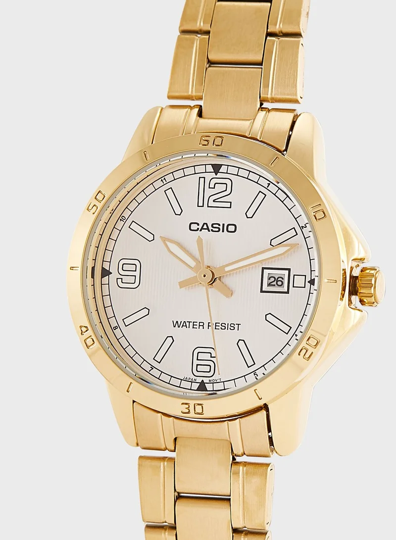 CASIO Steel Strap Analog Watch