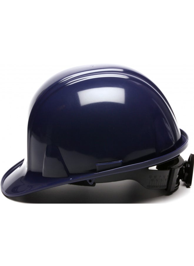 Pyramex Safety Pyramex Standard Shell Ratchet Suspension Hard Hat, 4 Point Ratchet Suspension, Dark Blue  - Image 2