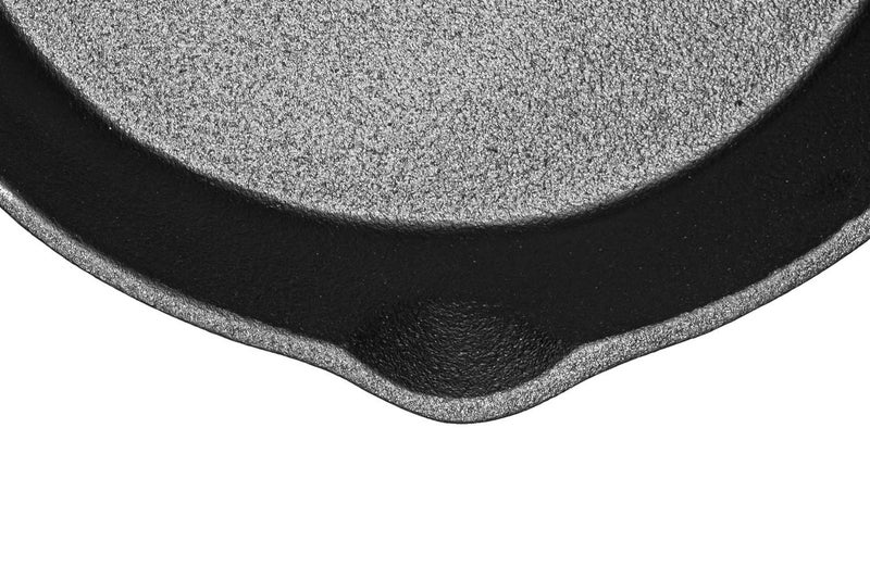 Machak Induction Base Cast Iron Frying Pan | 16.5 cm | 1.2 kg | Black - Image 3