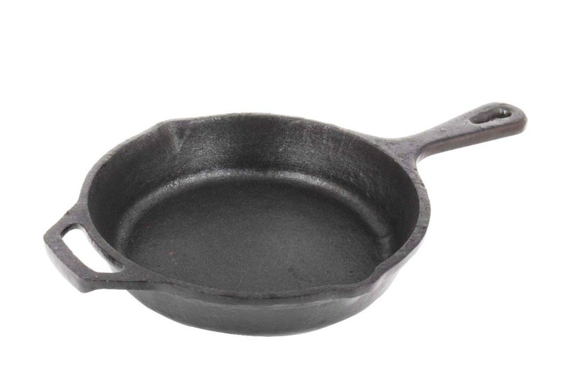 Machak Induction Base Cast Iron Frying Pan | 16.5 cm | 1.2 kg | Black - Image 1