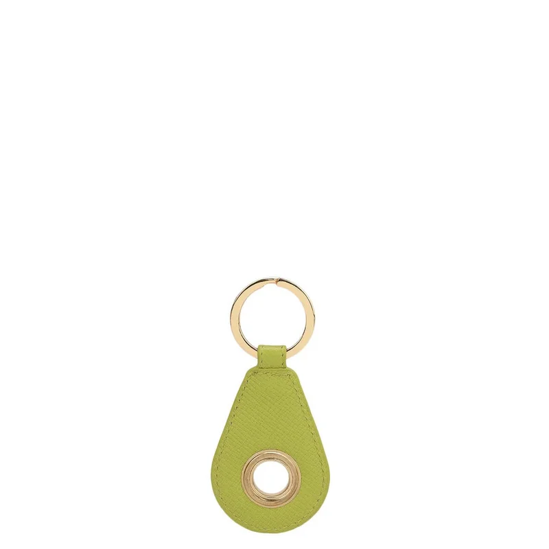 Da Milano Franzy Leather Key Chain - Lime