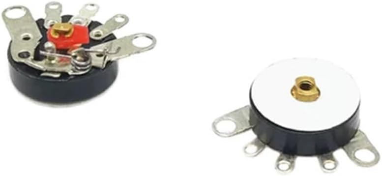 RV12MM Potentiometer RV12 B503 B103 B10K B50K Amplifier Volume with Switch Adjustable Resistor 5Pcs(Flat Foot B10K) - Image 2