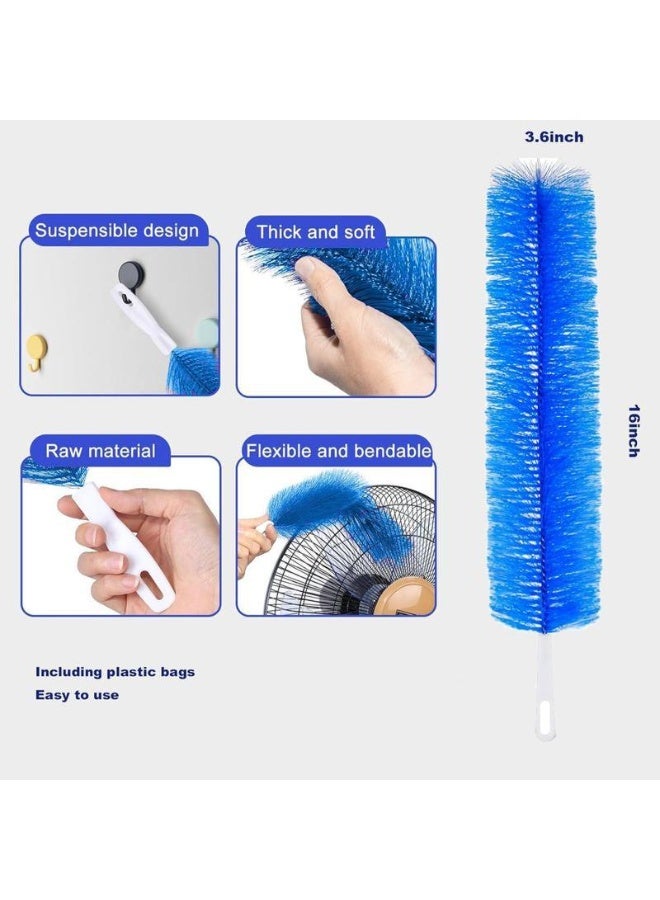 Bendable Microfiber Head,Reusable Dust Remover,Fan Cleaner Brush,Duster,Cleaner Brush,Washable,ldeal for Ceiling Fan Blades,Curtains,Air Vents,Cars  Et. - Image 5