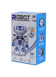Generic EPT740065 612-1 Battery-Operated Robot - Interactive Toy with Lights and Sounds 