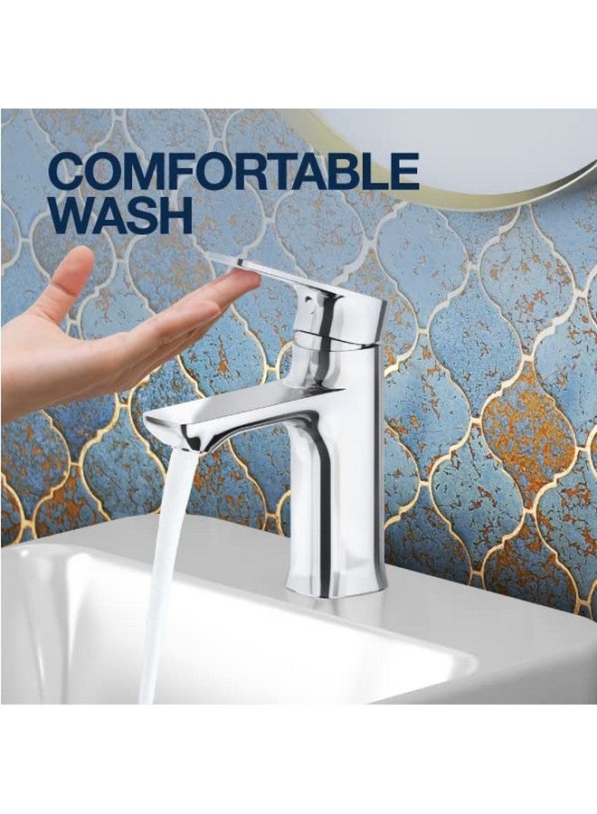 Kohler Fore Tri Wash Basin Tap (Hot and Cold) - Polished Chrome Finish - Water Tap for Bathroom - Aerodynamic Triangular Profile - Seamless Design - Strong Brass Construction 27477IN-4ND-CP - Image 5