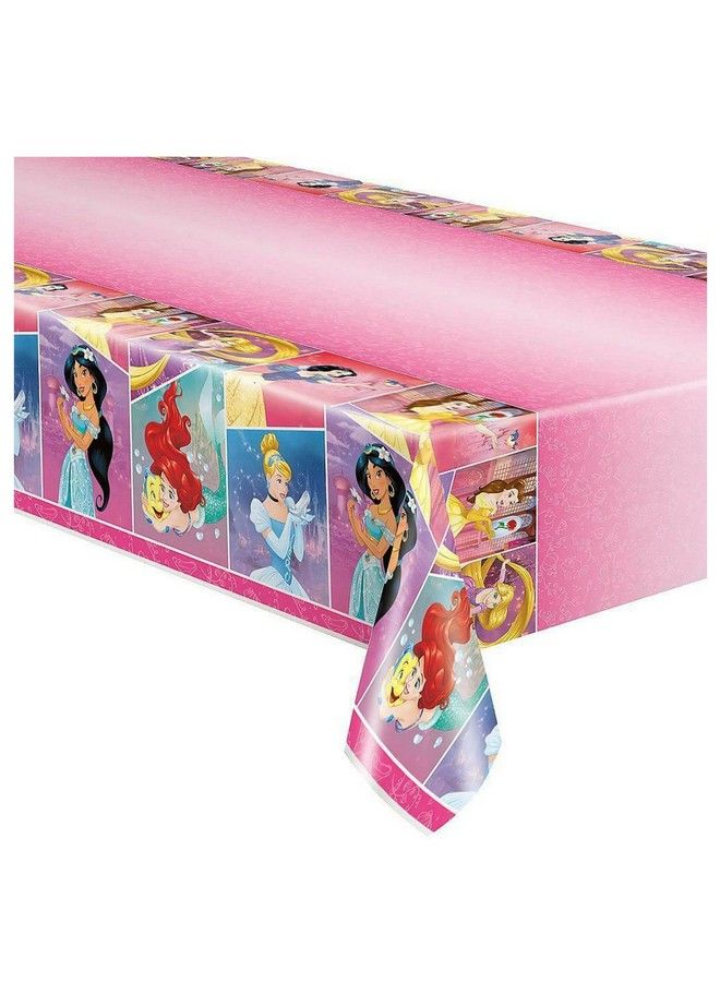 Unique Plastic Disney Princess Table Cover 54" X 84" 1 Ct. - Image 2