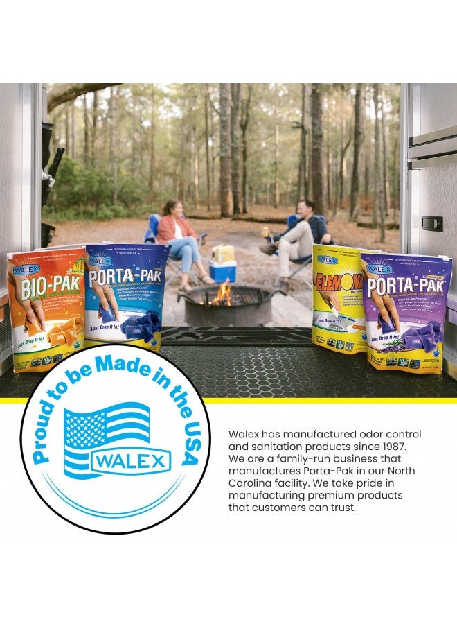 WALEX Porta-Pak Holding Tank Deodorizer Drop-Ins By Walex, Controls Unpleasant Odors Even At Extreme Temperatures, Commercial Strength, Fresh Fragrance, Made In The Usa, 10 Treatments  - Image 4