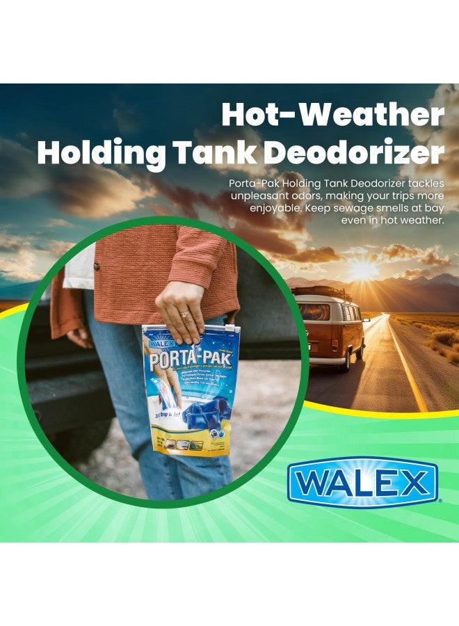 WALEX Porta-Pak Holding Tank Deodorizer Drop-Ins By Walex, Controls Unpleasant Odors Even At Extreme Temperatures, Commercial Strength, Fresh Fragrance, Made In The Usa, 10 Treatments  - Image 3