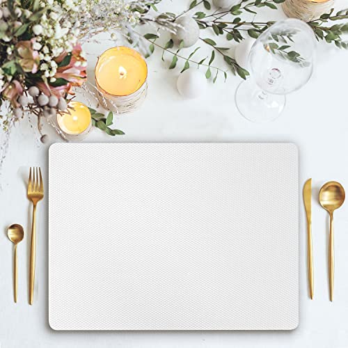 ElastPro (45 cm X 3 m) FrostyWhite EVA Food Grade Washable Anti Slip Mat/Sheet for Fridge, Shelf Liner, Table, Kitchen Drawer mat (Diamond Texture, Frosty White) - Image 5