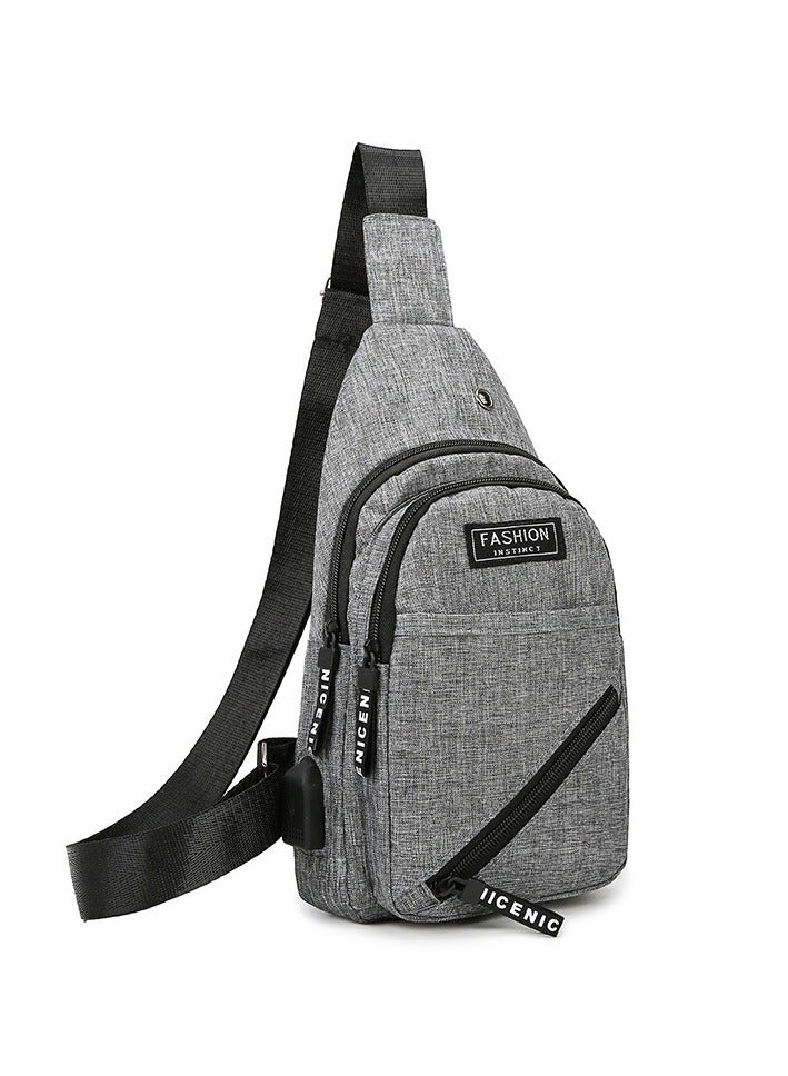 Mark Fairwhale New Casual Men's Chest Bag Single Shoulder Crossbody Bag 