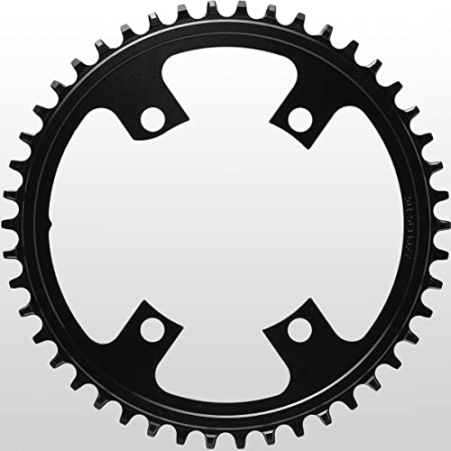 Wolf Tooth Drop-Stop Chainrings for Assymetric 4x110mm BCD Shimano Road Cranksets (Black, 46t) - Image 2